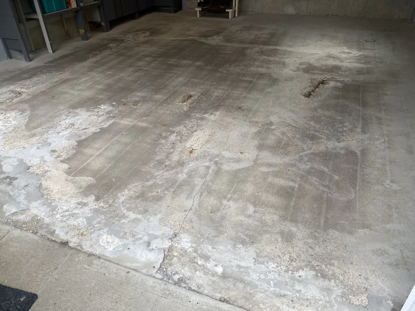 Concrete Garage Floor Repair