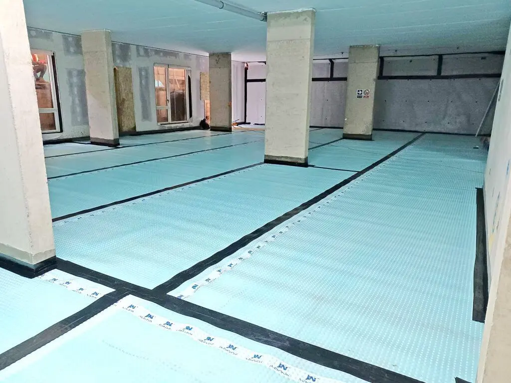 HDPE membrane waterproofing